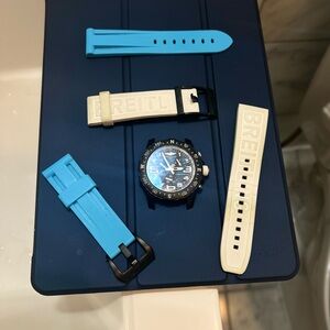Breitling professional with 2 Straps 2024 Blue & White
